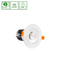 Downlight LED CEL Mona 2 19 W 3000 K IP20, biały