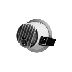 Downlight LED Orbito 10 W 4000 K IP44, redondo, antiencandeamento, opala, branco