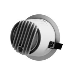 LED downlight Orbito 14-27 W 4000 K IP44, round, anti-glare, opal, white