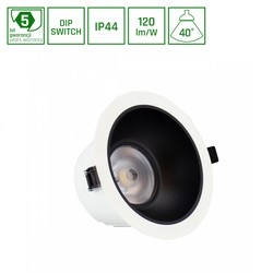 Downlight LED Orbito 14-27 W 4000 K IP44, στρογγυλό, αντιθαμβωτικό, οπάλ, λευκό – φωτογραφία 2