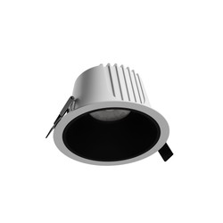Downlight LED Orbito 6-20 W 4000 K IP44, rotondo, antiabbagliamento, opale, bianco