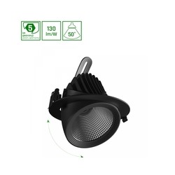 Downlight LED SAL Silena 2 27 W 3000 K IP20 noir – photo 6