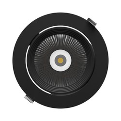LED downlight SAL Silena 2 27 W 4000 K IP20, black – photo 6