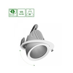 LED downlight SAL Silena 2 40 W 4000 K IP20, white – photo 2