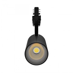 Proiettore LED a binario Andromeda 2 24-30 W 3000 K 60° IP20, orientabile, nero – foto 6