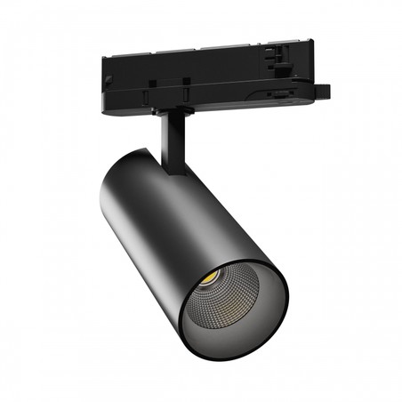 Proyector LED para carril Andromeda 15-27 W 4000 K 60° IP20, negro