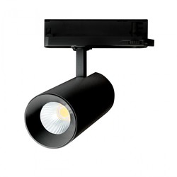 Proyector LED para carril Andromeda 15-27 W 4000 K 60° IP20, negro – foto 4