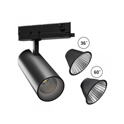 Προβολέας LED ράγας Andromeda 15-27 W 4000 K 60° IP20, μαύρο – φωτογραφία 9