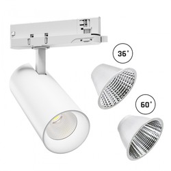 LED-skenspotlight Andromeda 15-27 W 4000 K 60° IP20, vit – foto 7