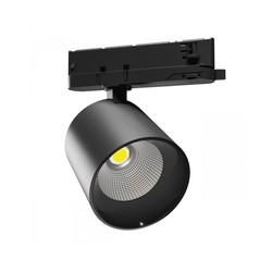 Projecteur LED sur rail Artemida 32-40 W 4000 K 60° IP20 orientable noir – photo 3