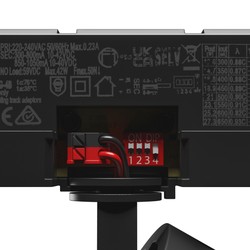 LED-skenspotlight Pava 2 19-42 W 3000 K 45° IP20, svart