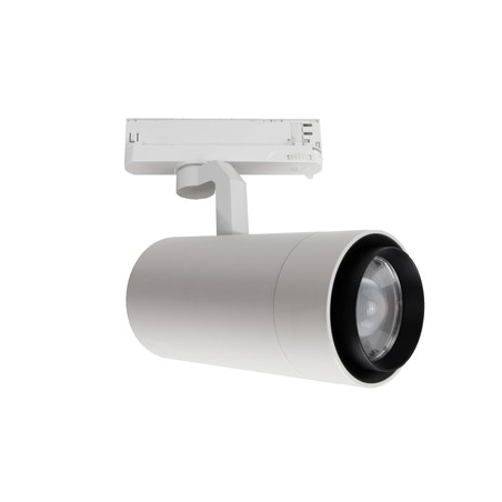 Projecteur LED sur rail Pava 2 19-42 W 3000 K 45° IP20 blanc