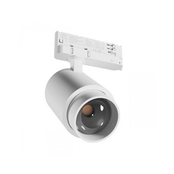 LED-Schienenstrahler Pava Point 6 6-20 W 3000 K 45° IP20, weiß