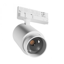 LED track spotlight Pava Point 6 6-20 W 3000 K 45° IP20, white – photo 2
