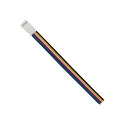 Conector para tira LED 12 mm, tira-cable, 6 pines