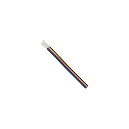 Kontakt för LED-slinga 12 mm, slinga-kabel, 6-polig