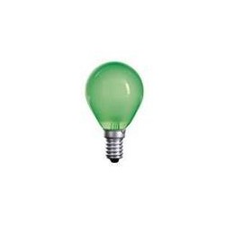 Incandescent bulb 15 W E14, green