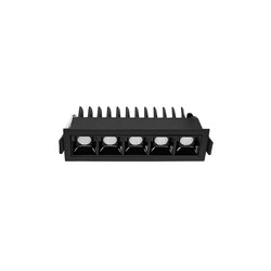 LED-Einbaustrahler Grid 13 W 45°, schwarz