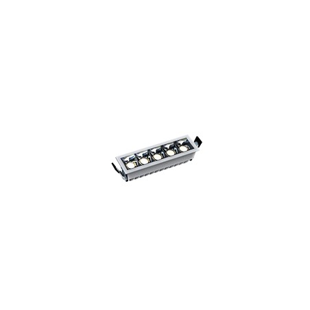 Foco LED empotrable Grid 13 W 45°, blanco