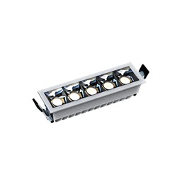 Recessed LED spotlight Grid 13 W 45°, white – photo 2