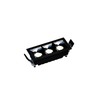 Faretto LED da incasso Grid 8 W 45°, nero