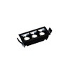 LED-inbouwspot Grid 8 W 45°, zwart – foto 2
