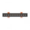 LED-Einbaustrahler Grid 12 W 40° IP20, CCT (Farbtemperatur einstellbar), schwarz – Foto 6