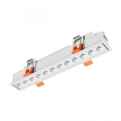 Χωνευτό σποτ LED Grid 12 W 40° IP20, CCT (ρυθμιζόμενη θερμοκρασία χρώματος), λευκό – φωτογραφία 6