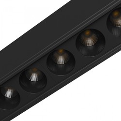LED-plafondlamp Grid 12 W IP20, CCT (instelbare kleurtemperatuur), opbouw, zwart