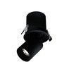 Downlight LED IN-OUT 12 W, empotrable, orientable, negro