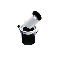 LED-Downlight IN-OUT 12 W, Einbau, schwenkbar, weiß