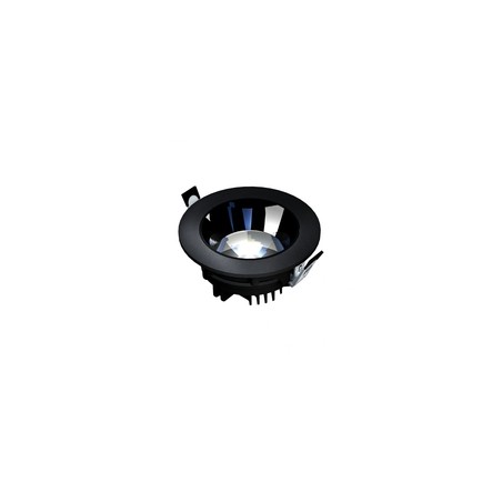 Downlight LED Mirror 20 W 3000 K IP20, empotrable, orientable, negro