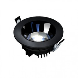Downlight LED Mirror 20 W 3000 K IP20, da incasso, orientabile, nero – foto 2