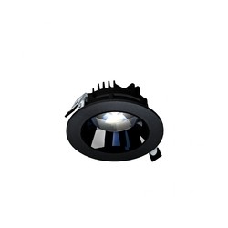 LED-downlight Mirror 14 W 3000 K IP20, infälld, vridbar, svart