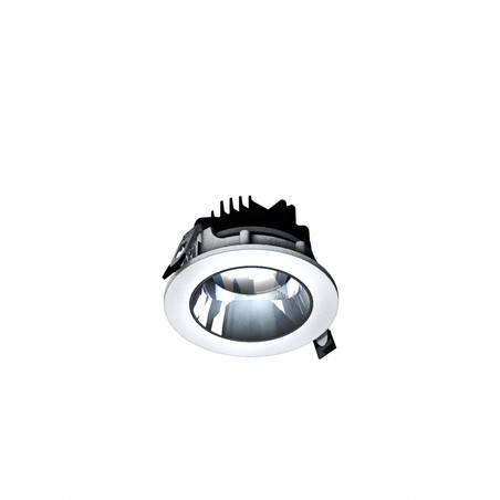 LED-downlight Mirror 8 W 3000 K IP20, infälld, vridbar, vit