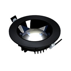 Downlight LED Mirror 30 W 3000 K IP20, χωνευτό, ρυθμιζόμενο, μαύρο – φωτογραφία 2