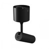 LED-Deckenleuchte 6 W IP20, CCT (Farbtemperatur einstellbar), Aufbau, schwarz – Foto 2