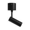 LED-Deckenleuchte 6 W IP20, CCT (Farbtemperatur einstellbar), Aufbau, schwarz – Foto 3