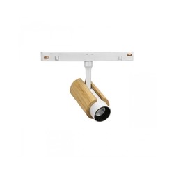 Luminaire magnétique WLD Shift 6 W IP20 CCT (température réglable) avec interrupteur blanc – WLD+40002_CCT_WOOD – photo 2