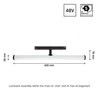 Magnetic track light WLD Shift 12 W 3000 K IP20, black – photo 5