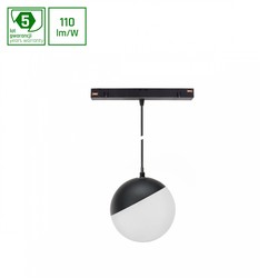 Magnetisk globarmatur WLD Shift 5 W 3000 K IP20, upphängd, svart – foto 2
