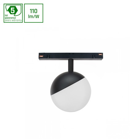 Magnetisk globarmatur WLD Shift 5 W 3000 K IP20, svart