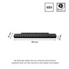 Магнитный трековый светильник WLD Shift Grid 17 W 3000 K IP20, чёрный