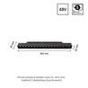Magnetschienen-Leuchte WLD Shift Grid Circuits 17 W 3000 K IP20, schwarz – Foto 3
