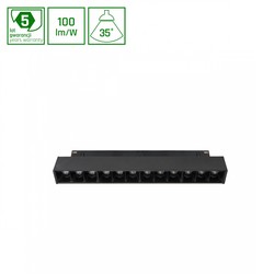 Magnetisk skenarmatur WLD Shift Grid 12 W 3000 K IP20, svart