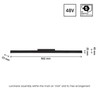 Luminaria magnética WLD Shift 22 W 3000 K IP20, negro – foto 8