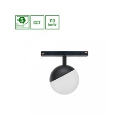 Магнитный светильник-шар WLD Shift 5 W IP20, CCT (регулируемая цветовая температура), с выключателем, чёрный
