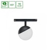 Magnetische bolarmatuur WLD Shift 5 W IP20, CCT (instelbare kleurtemperatuur), met schakelaar, zwart