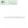 Luminária magnética WLD Shift Grid 22 W IP20, CCT (temperatura de cor ajustável), com interruptor, branco