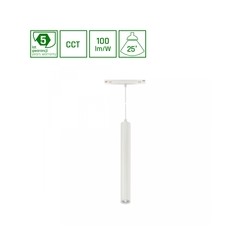 Apparecchio magnetico WLD Shift Hangit 12 W IP20, CCT (temperatura di colore regolabile), sospeso, con interruttore, bianco – fo